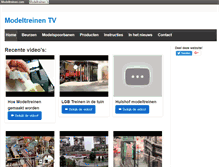 Tablet Screenshot of modeltreinen.tv